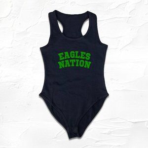 Black Eagles Bodysuit, Eagles Fan Gift, Eagles Gameday Ouffit, GO Birds, Philly